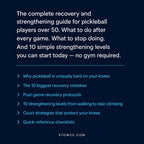 The Pickleball Knee Playbook | E-Book